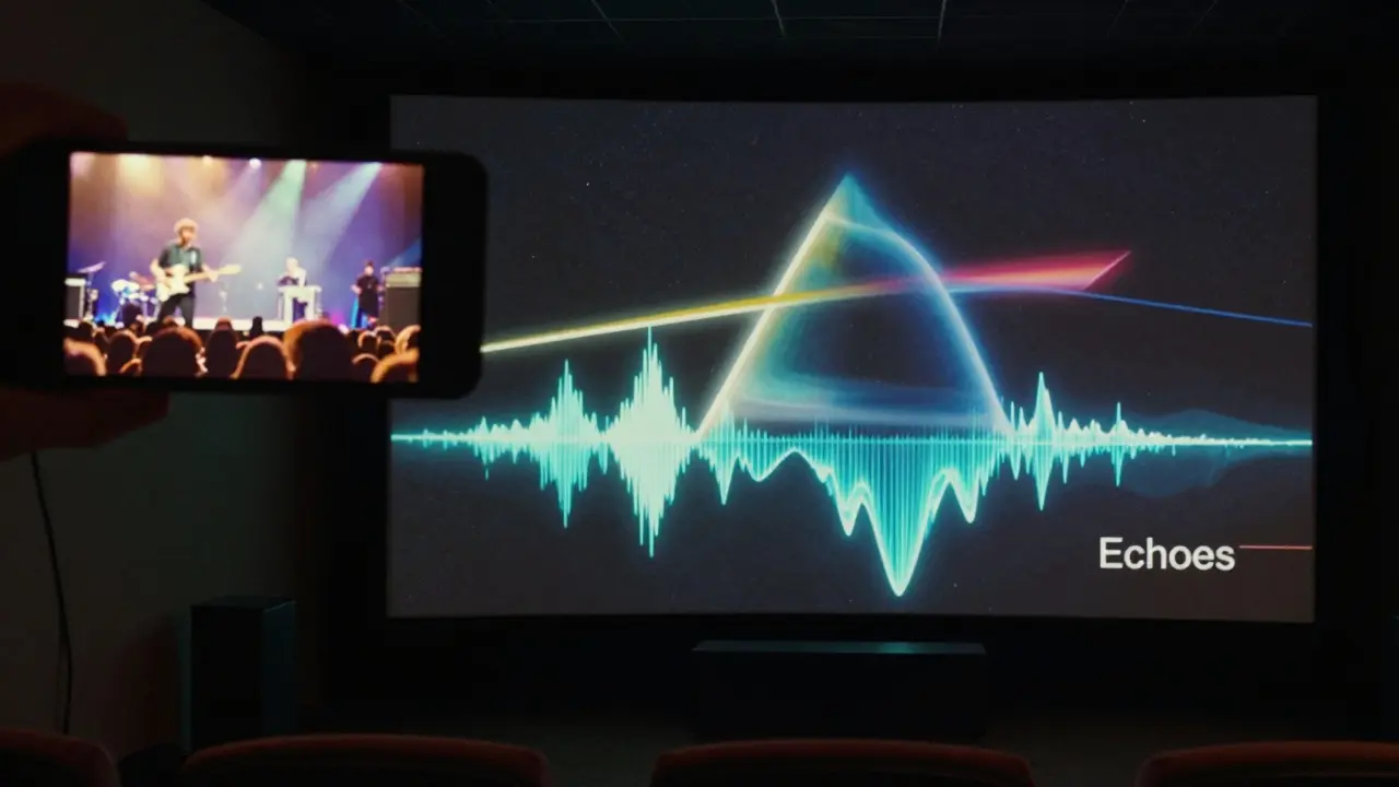 Side-by-side comparison of poor quality fan video vs. professional 4K live concert footage.